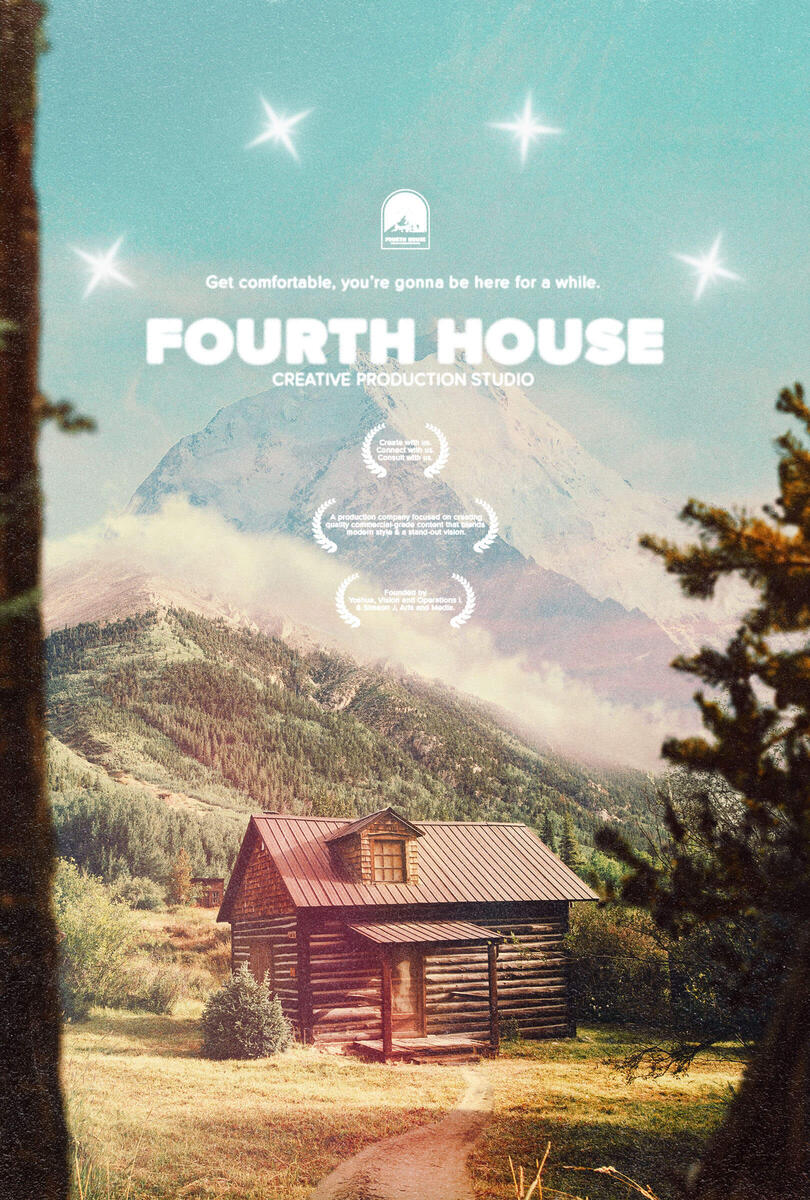 Merch poster for Fourth House Creatives