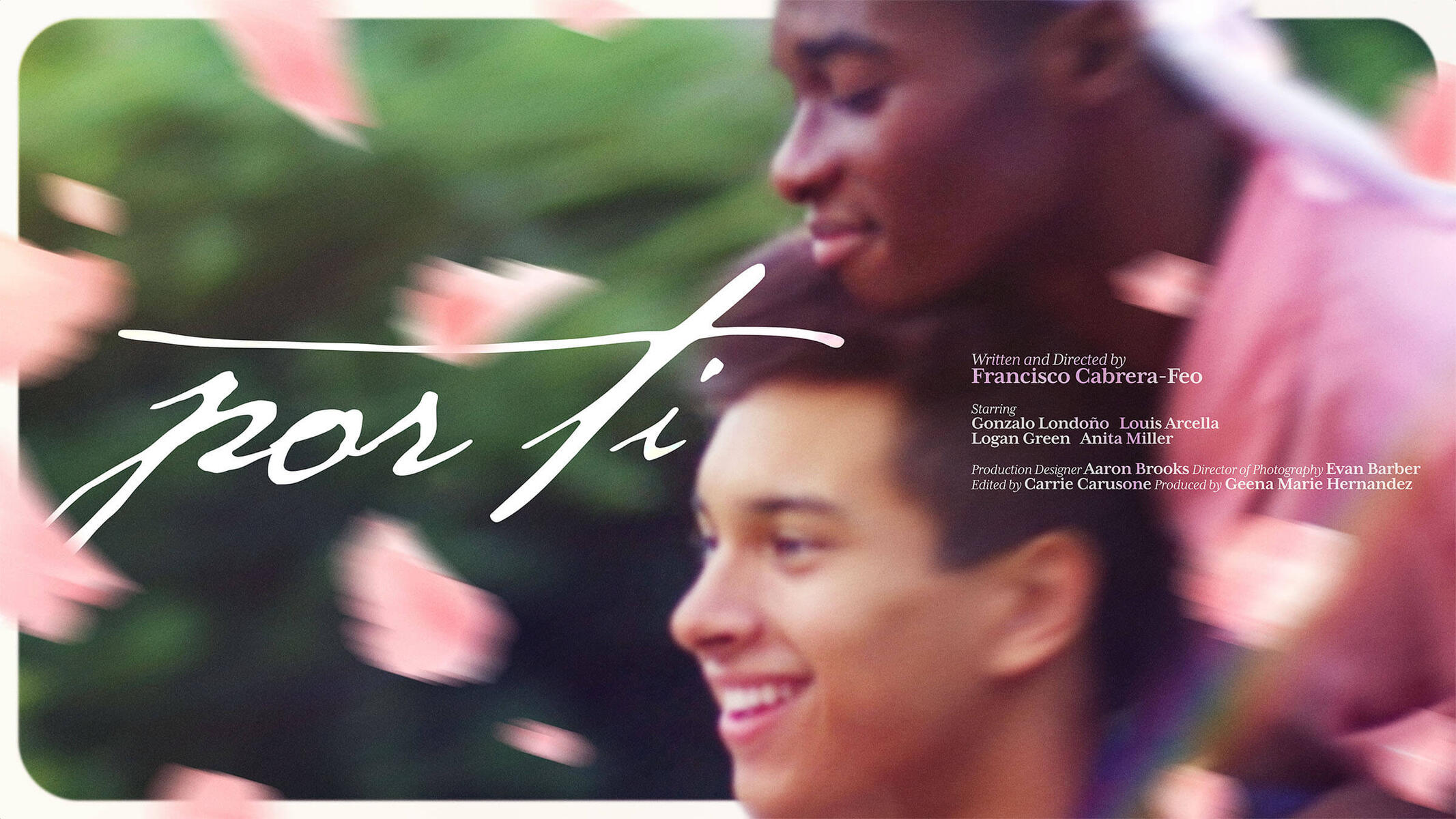 Film poster for Por Ti, directed by Francisco Cabrera-Feo